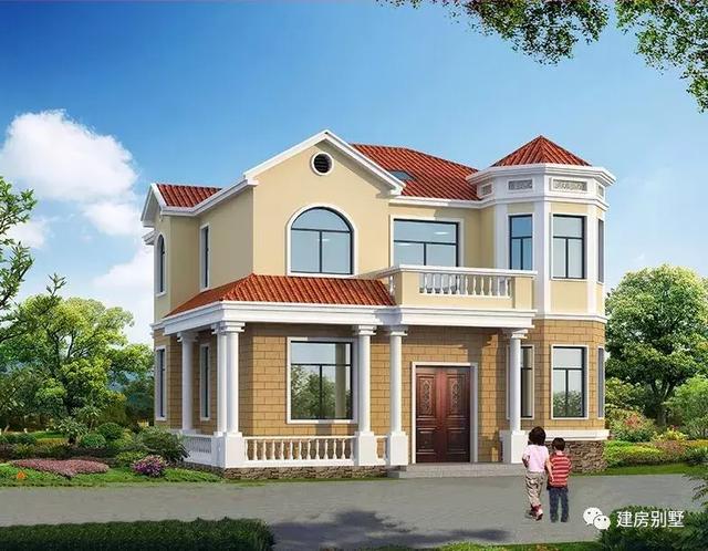 帶復(fù)式客廳的農(nóng)村自建房設(shè)計圖，戶型好的沒話說