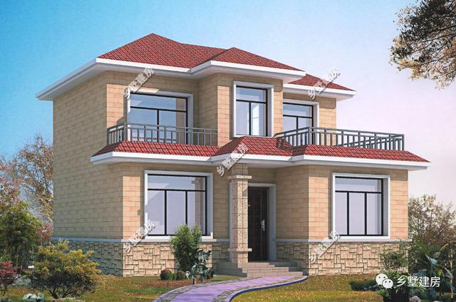 這款別墅設(shè)計圖紙，專門為農(nóng)村生活量身定制，好看又實用