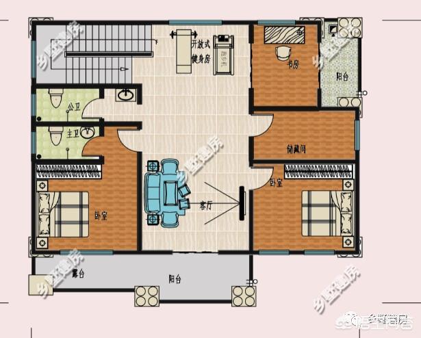 想要在農村有面子，那就是建一棟別墅了，這款二層別墅設計圖推薦給你