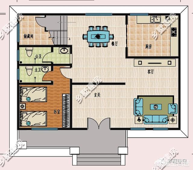 想要在農村有面子，那就是建一棟別墅了，這款二層別墅設計圖推薦給你