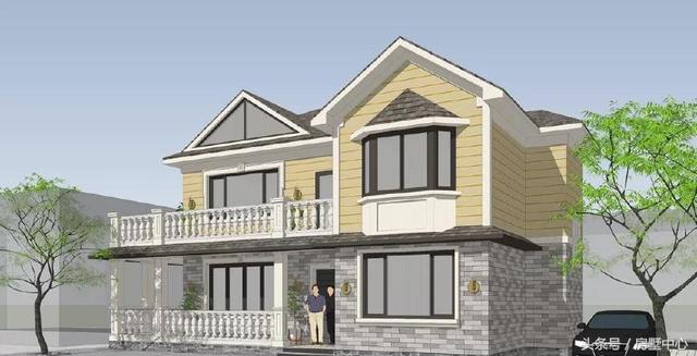 雙拼別墅設計圖，36萬蓋一棟，接上爸媽一起住