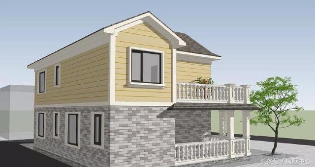 雙拼別墅設計圖，36萬蓋一棟，接上爸媽一起住