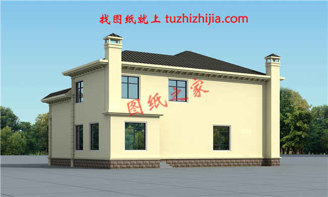 2019二層農村新款別墅設計圖，帶車庫，帶鍋爐房