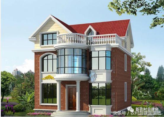 5套新農村別墅設計圖，用材簡單，便于施工，一般的農村施工隊都可以建造
