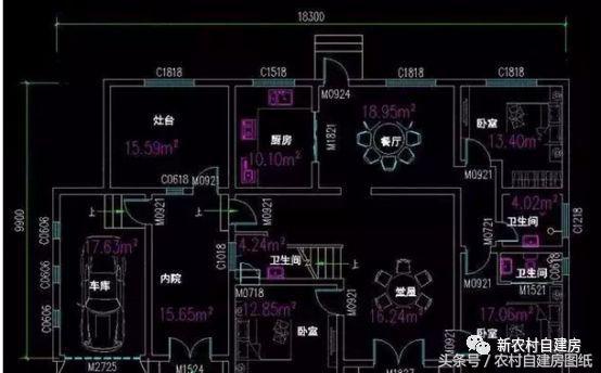 5套新農村別墅設計圖，用材簡單，便于施工，一般的農村施工隊都可以建造