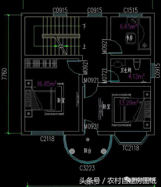 5套新農村別墅設計圖，用材簡單，便于施工，一般的農村施工隊都可以建造