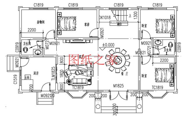 農(nóng)村二層別墅設計圖，簡單大方，占地面積120平方米到150平方米