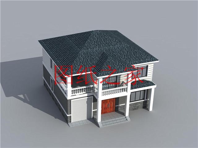 農(nóng)村二層別墅設計圖，簡單大方，占地面積120平方米到150平方米