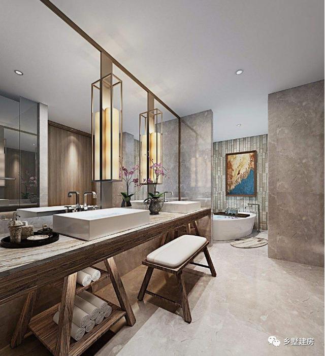 中式別墅設計圖，外型設計十分古典大方，彰顯地位和品味