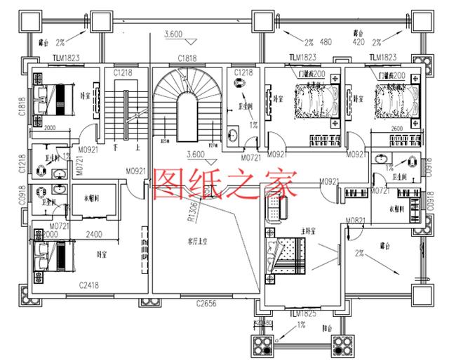 推薦4套時尚現(xiàn)代的三層別墅設(shè)計圖，客廳挑空，自建房的首選