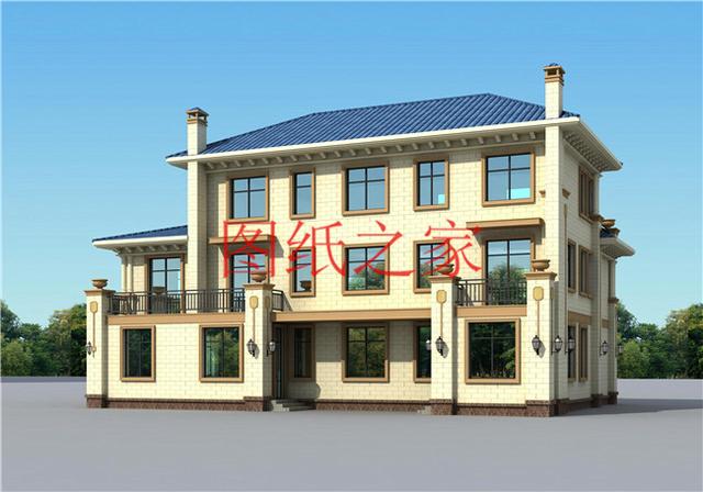 推薦4套時尚現(xiàn)代的三層別墅設(shè)計圖，客廳挑空，自建房的首選