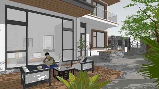 34萬農(nóng)村別墅設(shè)計圖帶車庫 海南的朋友建房可以這樣建