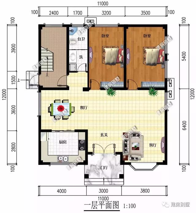 兩款平屋頂設計的別墅設計圖，這么好的房型，怎么忍心錯過呢