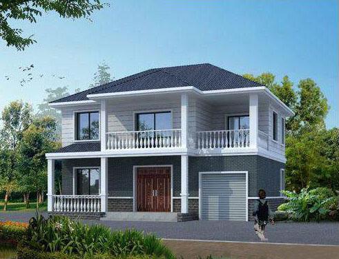 兩款帶堂屋的農村自建房設計圖，又帶車庫又是五室三廳，很實用