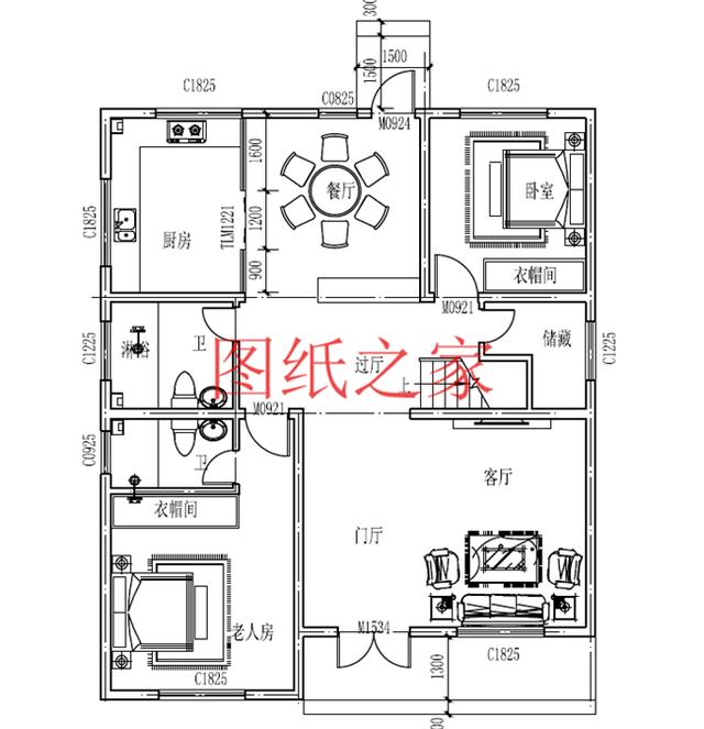 外觀靚麗、布局實用，建成后氣派有面子的小戶型三層別墅設計圖