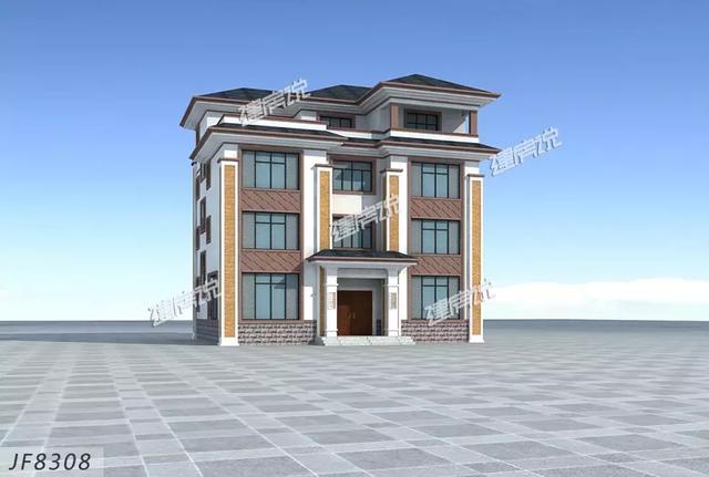 這三棟比較現代前衛的農村自建別墅設計圖，配套齊全，舒適生活從這里開始