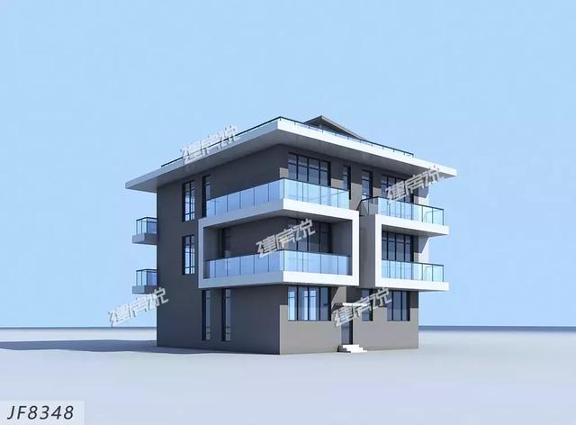 這三棟比較現代前衛的農村自建別墅設計圖，配套齊全，舒適生活從這里開始