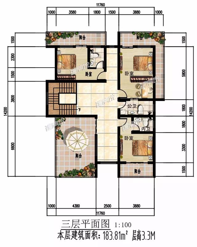 這三棟比較現代前衛的農村自建別墅設計圖，配套齊全，舒適生活從這里開始