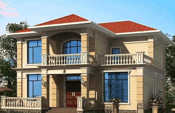 占地120平的二層歐式別墅，實用美觀，你不準備來一套嗎？