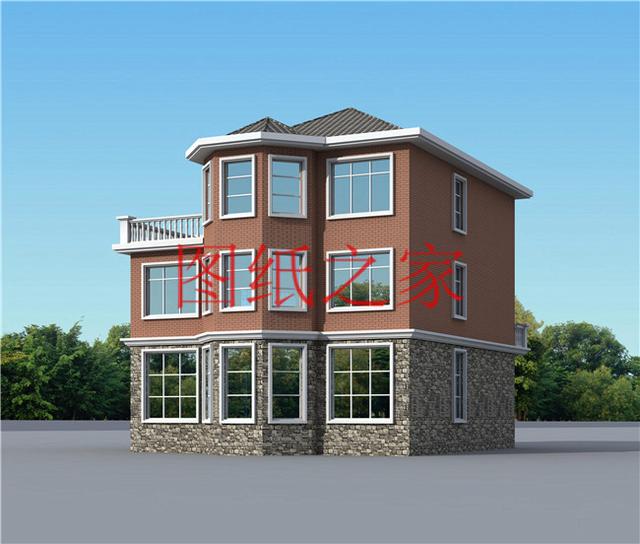 精選5套占地150平的三層別墅設(shè)計圖，主體造價50萬內(nèi)，挑一套建房吧！