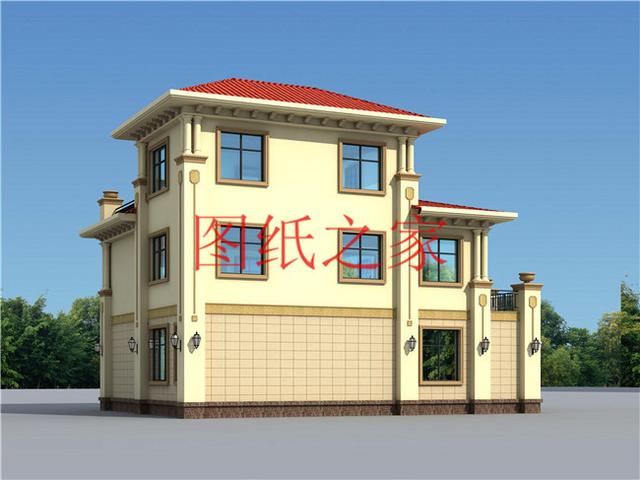 精選5套占地150平的三層別墅設(shè)計圖，主體造價50萬內(nèi)，挑一套建房吧！