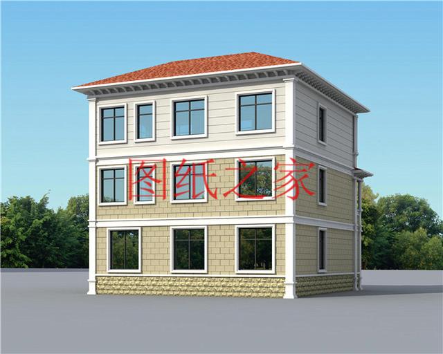 精選5套占地150平的三層別墅設(shè)計圖，主體造價50萬內(nèi)，挑一套建房吧！