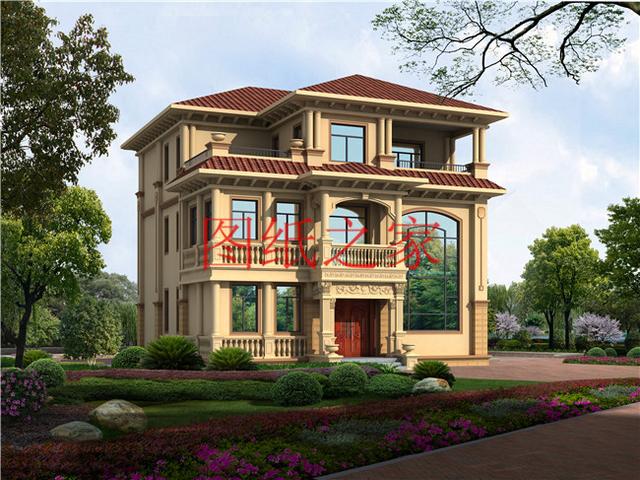 精選5套占地150平的三層別墅設(shè)計圖，主體造價50萬內(nèi)，挑一套建房吧！