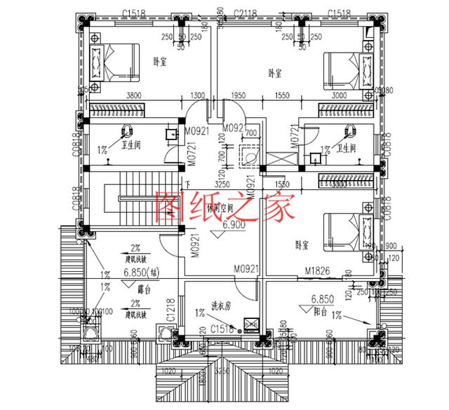 精選5套占地150平的三層別墅設(shè)計圖，主體造價50萬內(nèi)，挑一套建房吧！