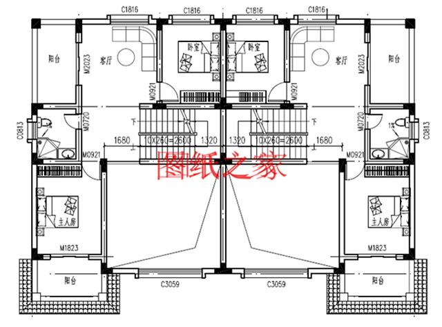 精選兩套農村三層雙拼別墅，建成之后兄弟倆在村里肯定很有面子！