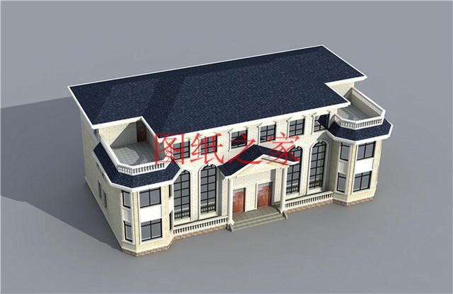 精選兩套農村三層雙拼別墅，建成之后兄弟倆在村里肯定很有面子！