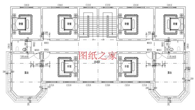 精選兩套農村三層雙拼別墅，建成之后兄弟倆在村里肯定很有面子！