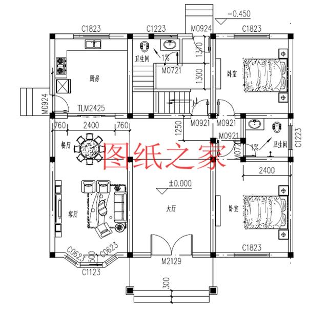 5套簡單實用的三層別墅，占地140平方米左右，可以說是不會過時的經典戶型，一起來看看吧！
