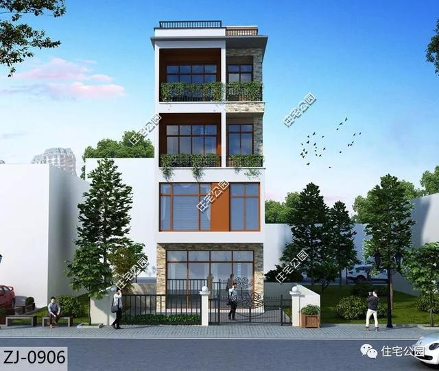 農村臨街帶商鋪自建房，6套帶門面別墅戶型設計圖