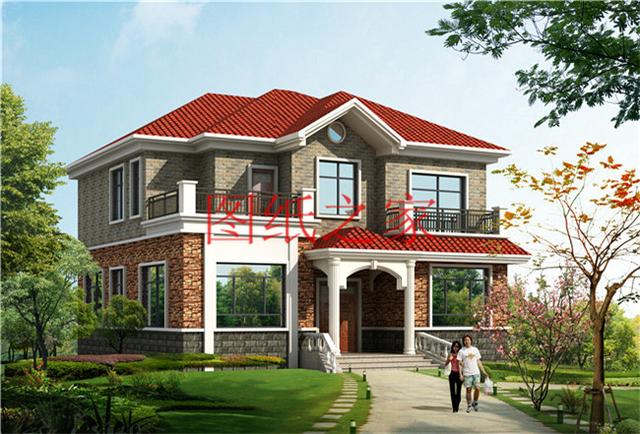 推薦3套農村二層別墅設計圖，2個客廳5個臥室，全家人都能住在一起，不能錯過！