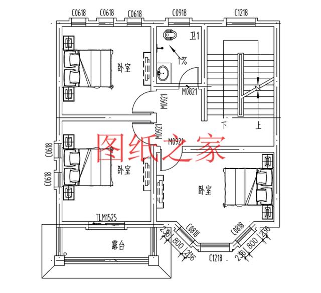 占地100平方米左右小宅基地的二層別墅，造價只要20萬！