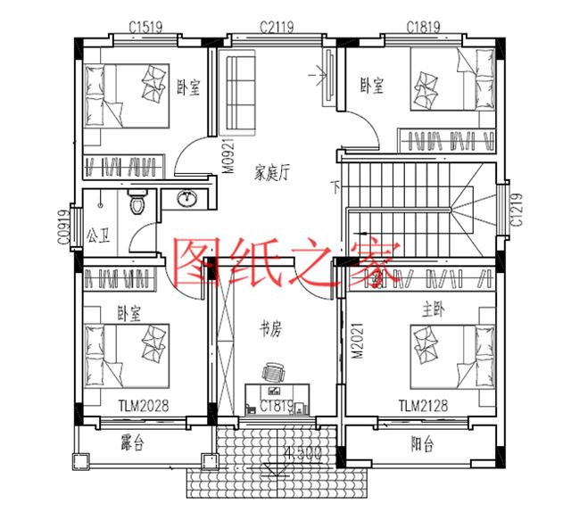 占地100平方米左右小宅基地的二層別墅，造價只要20萬！