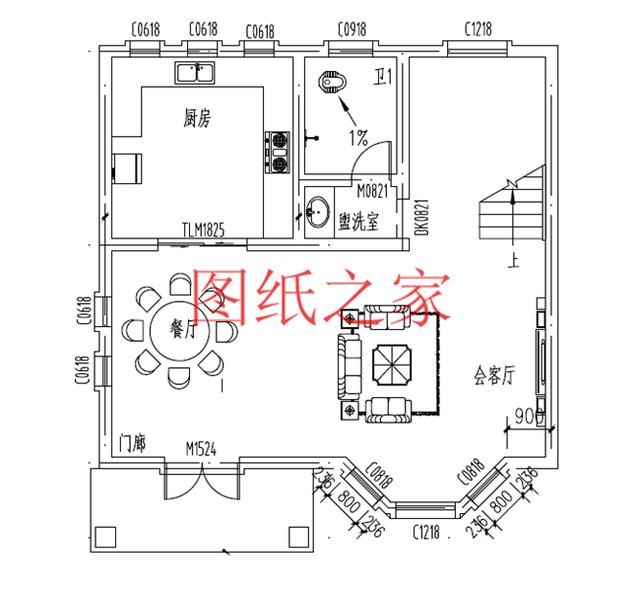 占地100平方米左右小宅基地的二層別墅，造價只要20萬！