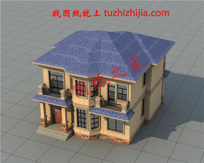 農(nóng)村18萬(wàn)元二層小樓圖，占地120平面，戶型緊湊合理