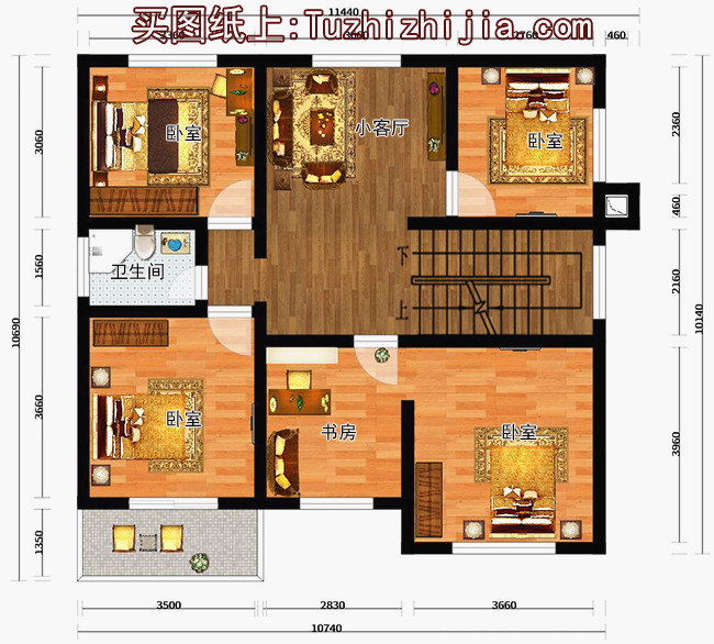 經濟實惠的8萬元二層農村房子圖片，不容錯過的好設計！