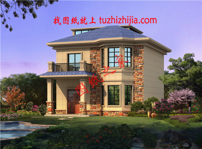 經濟實惠的8萬元二層農村房子圖片，不容錯過的好設計！