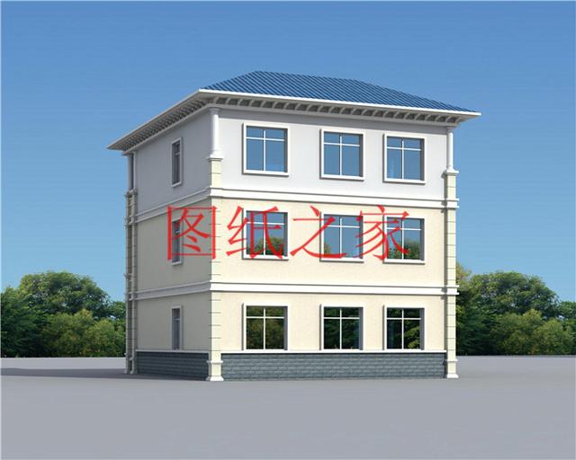 占地110平的農(nóng)村三層別墅設(shè)計(jì)圖，最接地氣，造價(jià)不到30萬(wàn)，美觀又實(shí)用！