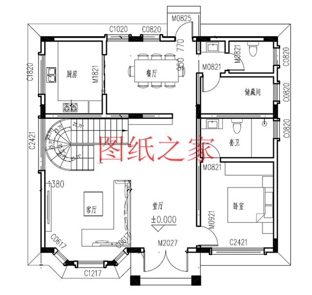 占地110平的農(nóng)村三層別墅設(shè)計(jì)圖，最接地氣，造價(jià)不到30萬(wàn)，美觀又實(shí)用！