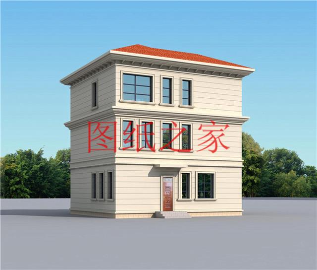 占地110平的農(nóng)村三層別墅設(shè)計(jì)圖，最接地氣，造價(jià)不到30萬(wàn)，美觀又實(shí)用！