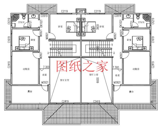 推薦2套三層雙拼別墅，豪華大氣，村里人一定非常羨慕兄弟倆！