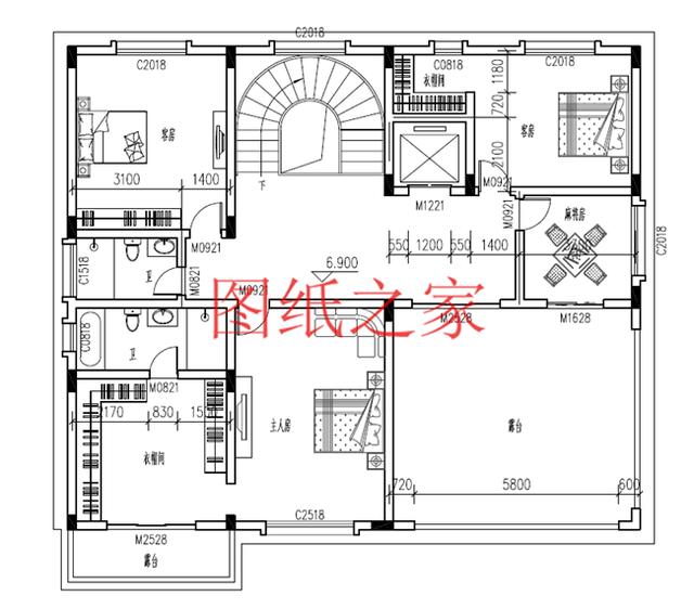 適合大宅基地的三層別墅，包括全套圖紙，豪華氣派，絕對讓你眼前一亮！