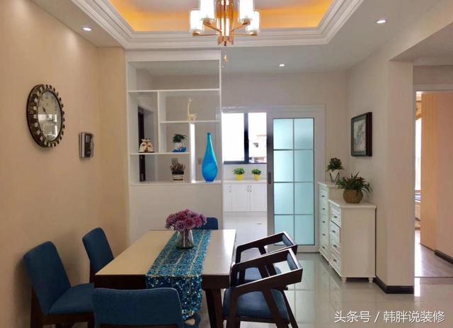 118平米三室兩廳中大戶型新房花20萬裝修，全屋效果漂亮極了，這才是標準的精裝修嘛。