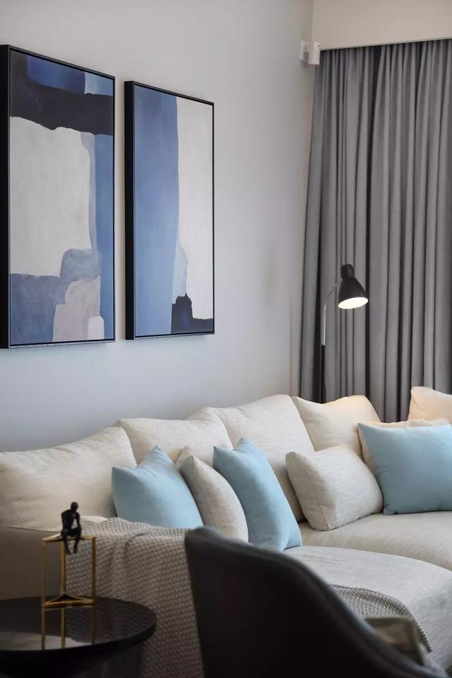 117平現代簡約風格裝修案例，簡單大方，尤其是臥室粉色調的裝修，看著就美醉了！