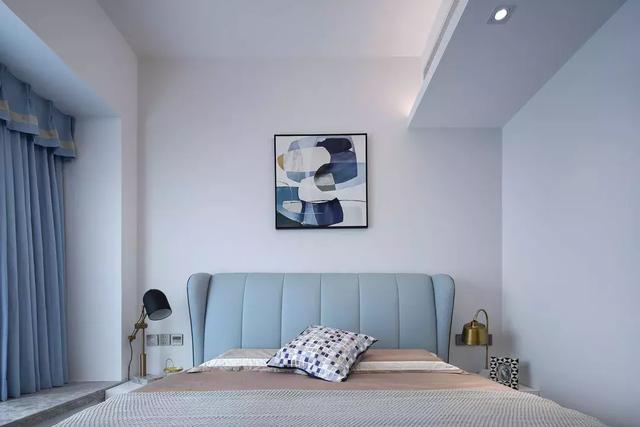 117平現代簡約風格裝修案例，簡單大方，尤其是臥室粉色調的裝修，看著就美醉了！