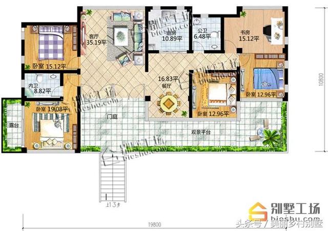 一層現代風格別墅設計圖，簡單又好看，造價20萬，別有一番風味，絲毫不比別墅差！