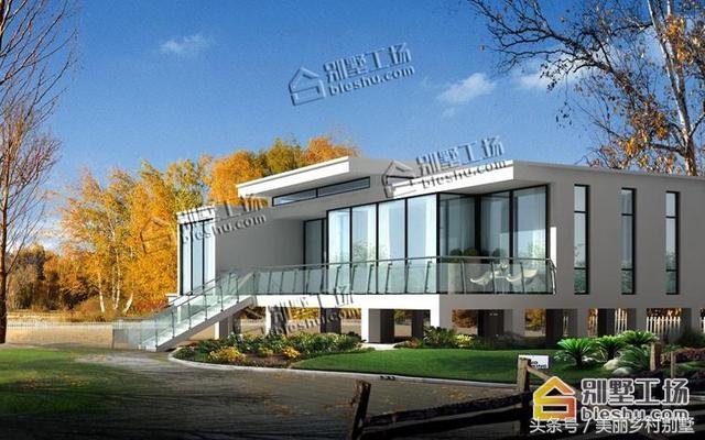 一層現代風格別墅設計圖，簡單又好看，造價20萬，別有一番風味，絲毫不比別墅差！